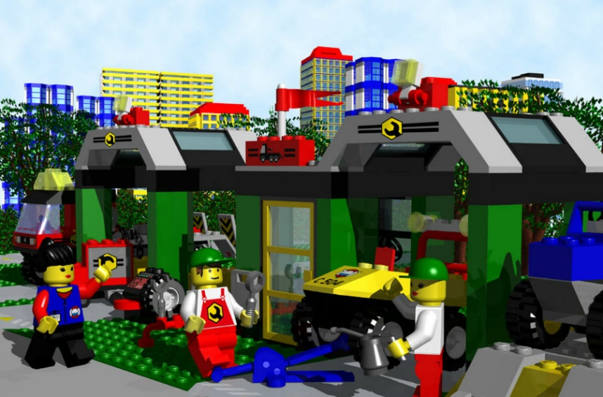 Lego book Cover and inside illustrations