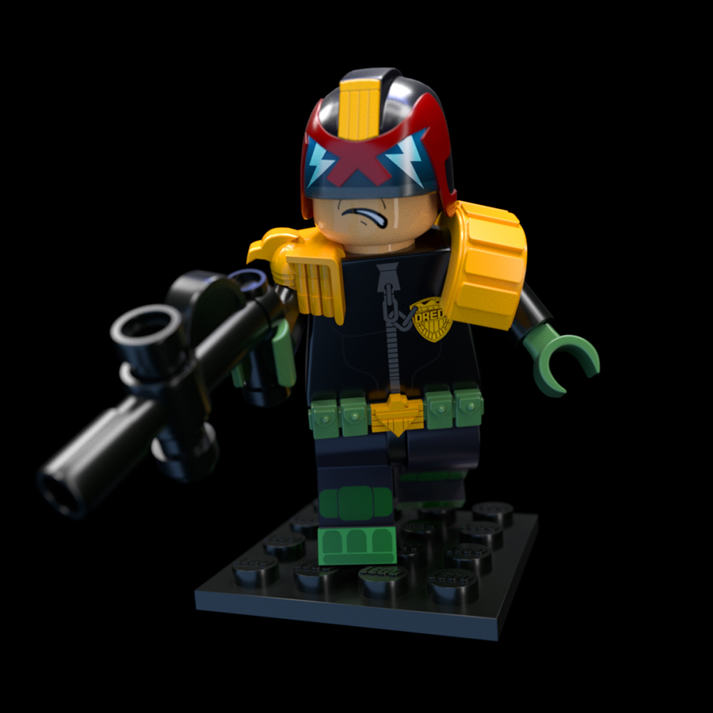 I am the law - Judge Dredd Lego