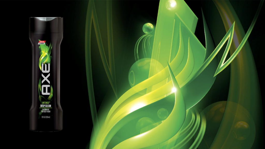 Lynx / AXE Shampoo - 3D Graphic abstract art