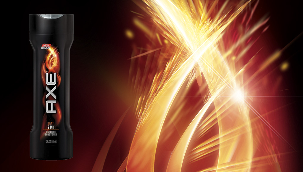 Lynx / AXE Shampoo - 3D Graphic abstract art