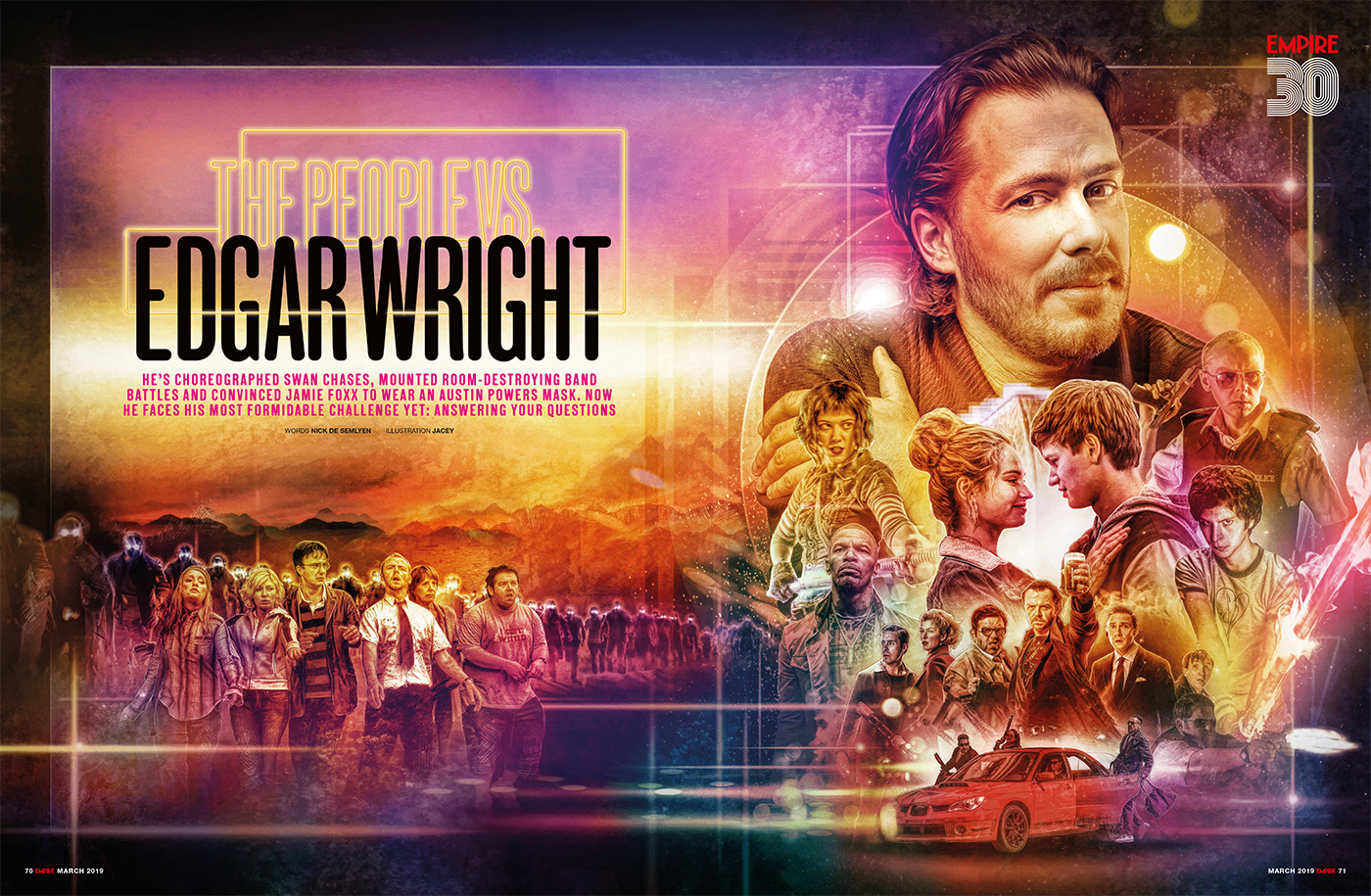 Edgar Wright illy for Empire Magazine